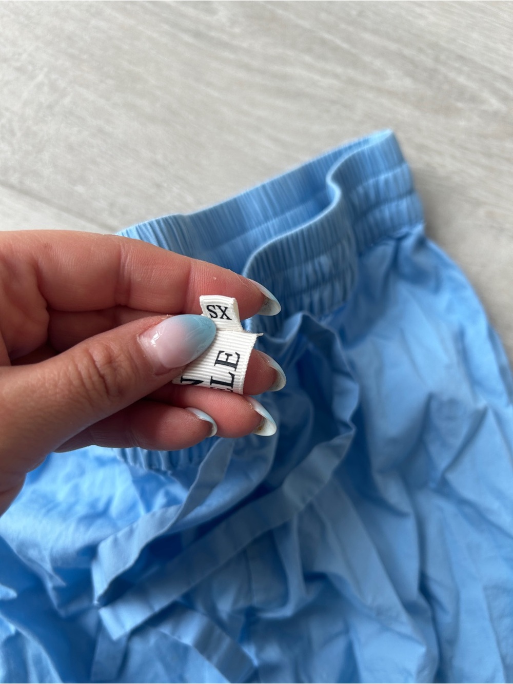 Maison Essentiel blue cotton pyjama bottoms size XS - Picture 6 of 12